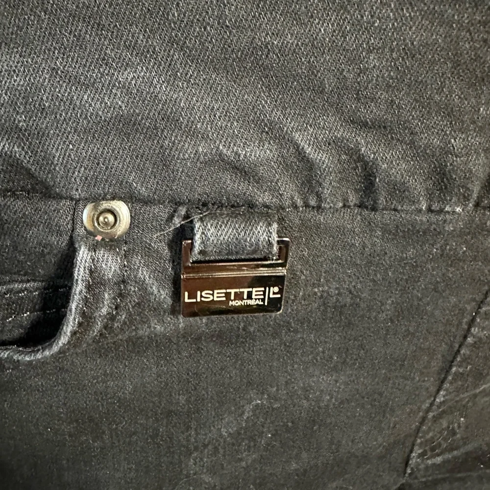 Lisette L Montreal Skinny Ankle Pull On Jeans With Side Ribbon Distressed‎ Style